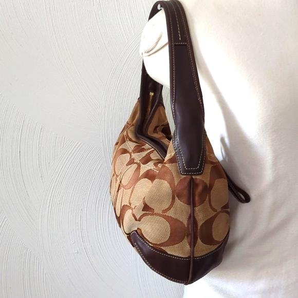 VTG COACH Signature Ergo Hobo Leather Shoulder Bag - Picture 6 of 14